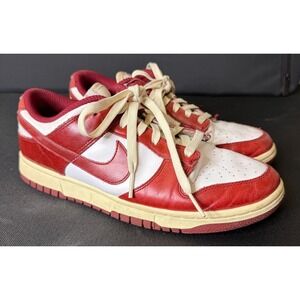 Nike Dunk Low Women's Size 9 PRM Vintage Team Red EUC Retro 2023 Release